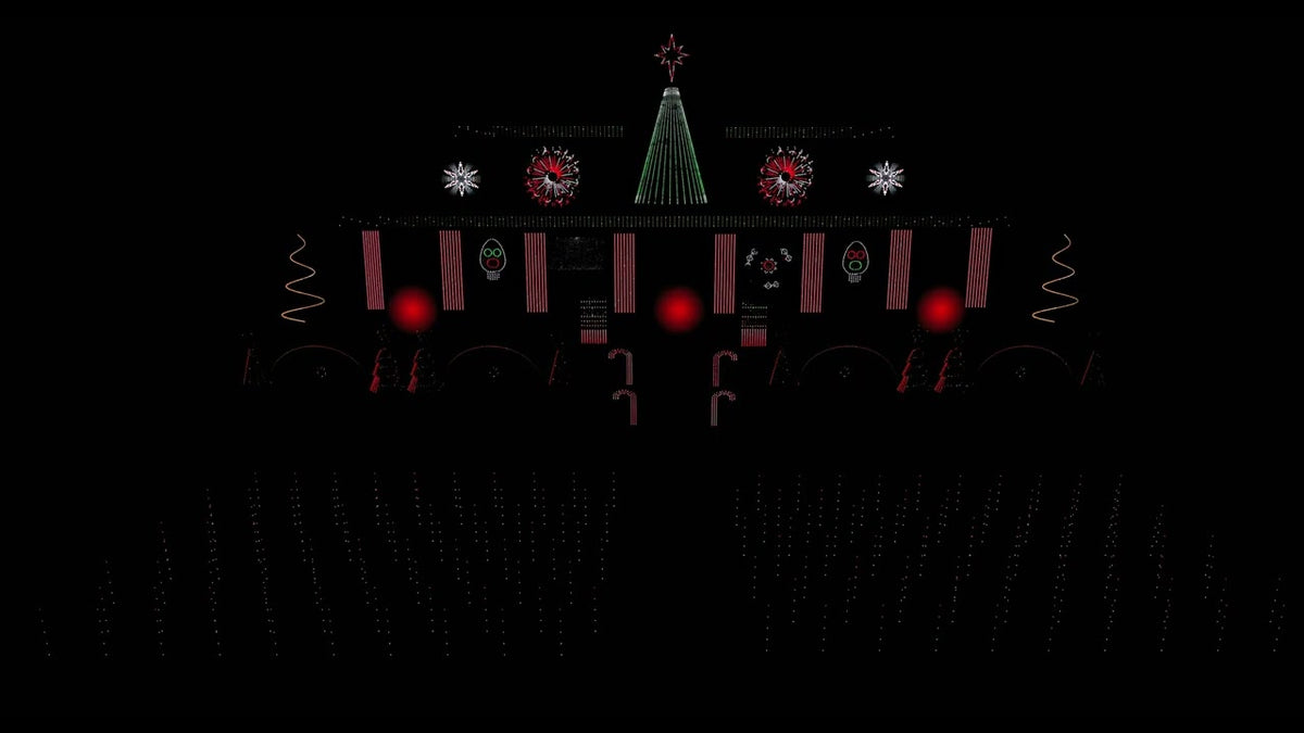 Underneath the Tree xLights sequence running on the Sequence Forge display
