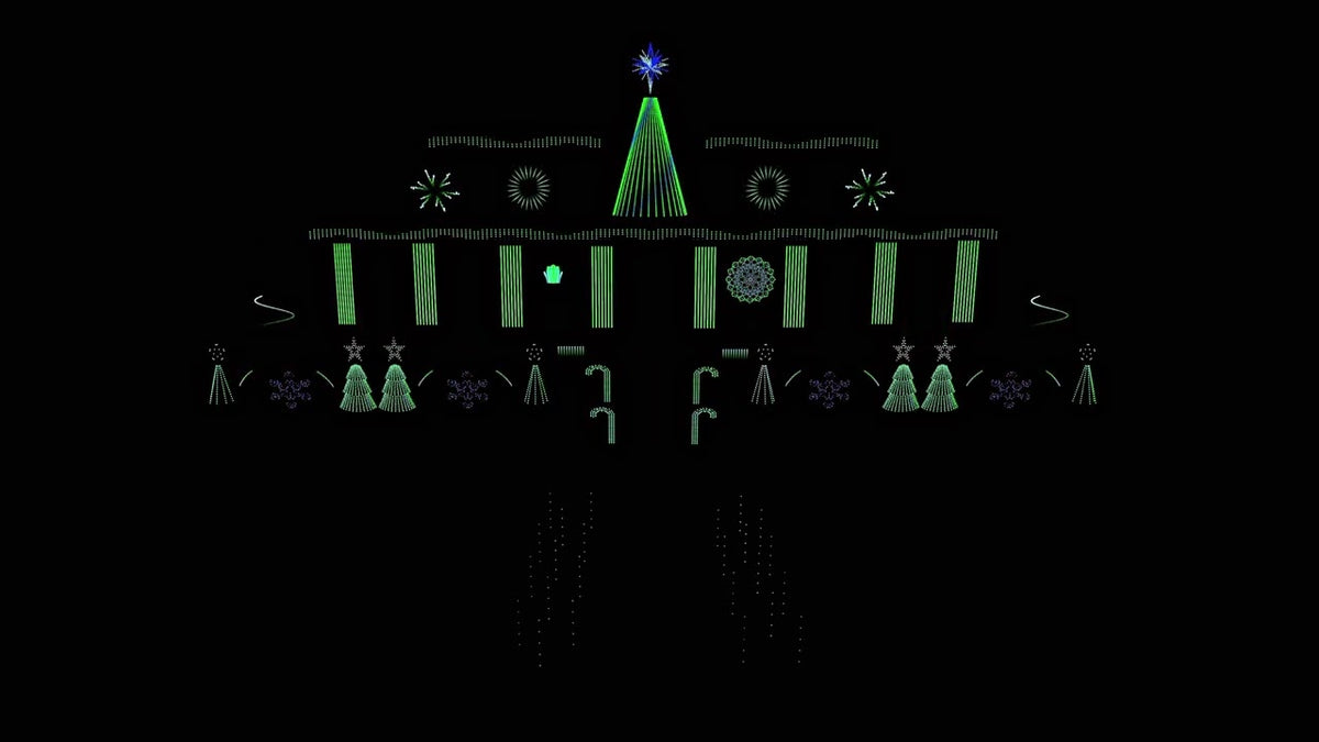 He Arose xLights sequence running on the Sequence Forge display